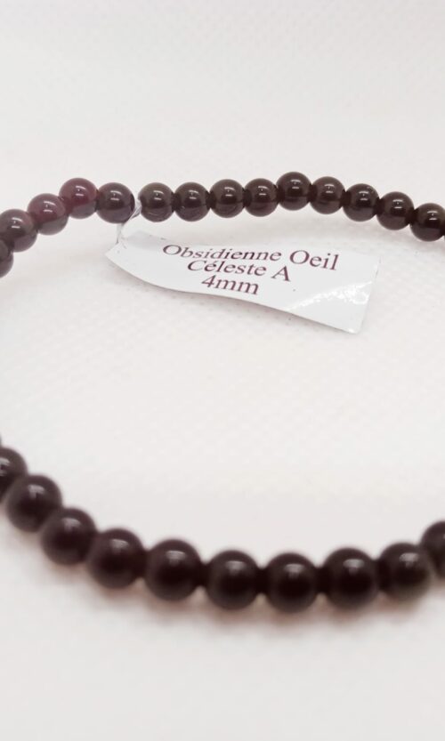 Bracelet Obsidienne Œil Céleste