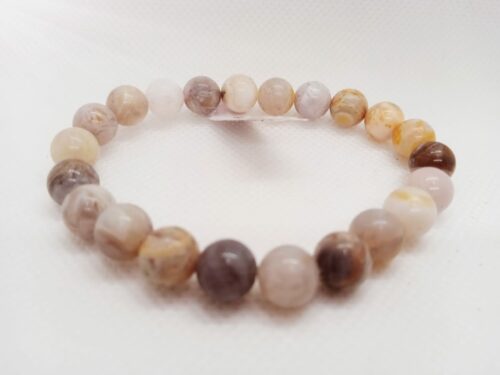 Bracelet Agate Plume
