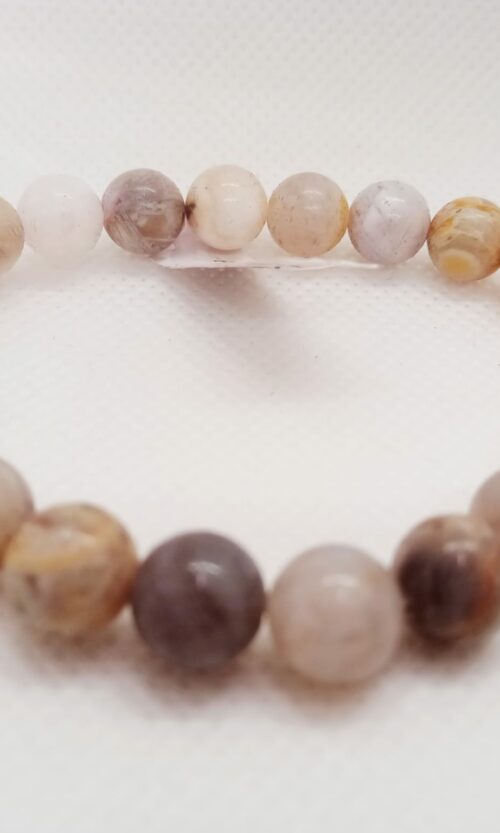 Bracelet Agate Plume