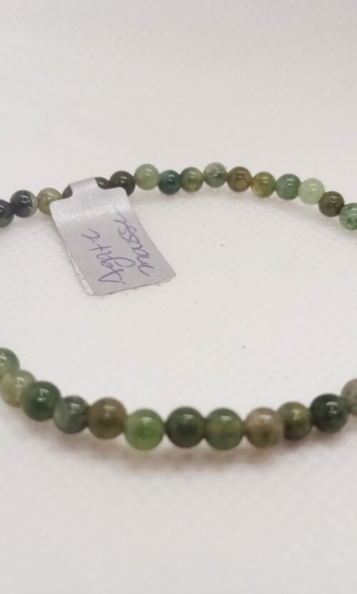 Bracelet agate mousse