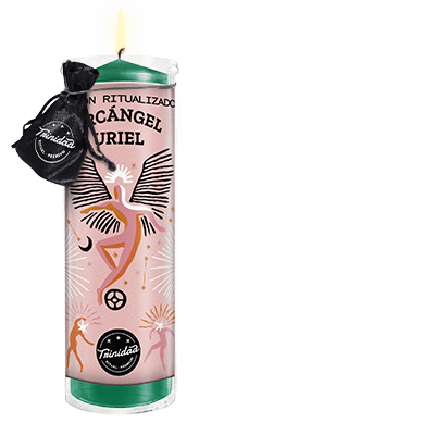 Bougie rituelle Trinidad Archange Uriel
