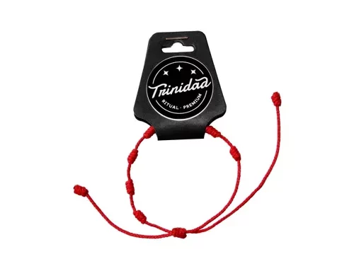 Bracelet 7 nœuds Fil rouge