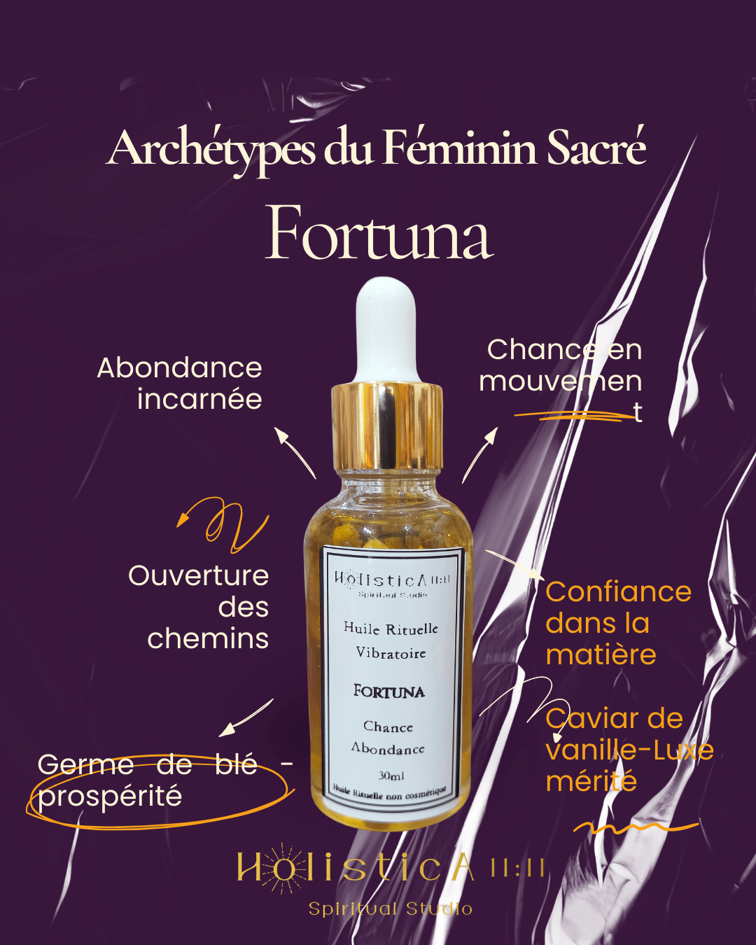 Huile rituelle abondance FORTUNA